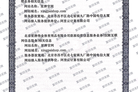 中华人民共和国增值电信业务经营许可证